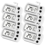4 Pack Digital Refrigerator Freezer Thermometer,Max/Min Record Function with Large LCD Display by LinkDm