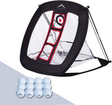 Himal Pop Up Golf Chipping Net Indoor Outdoor Collapsible Golf Accessories Golfing Target Net - for Accuracy and Swing Practice