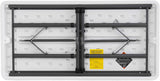 Lifetime 80160 Commercial Height Adjustable Folding Utility Table, 4 Feet, White Granite