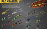 MILTECH Pad Crasher Topwater Bass Fishing Hollow Body Frog Lure with Weedless Hooks