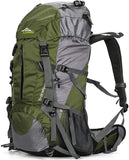 Hiking Backpack 50L Travel Camping Backpack with Rain Cover