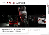 Wine Aerator Decanter With Free Bonus Vacuum Wine Stopper, Wine Aerator Pourer With Stand For Red/White Wine by Newward
