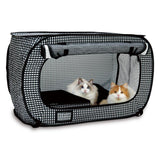 Necoichi Portable Stress Free Cat Cage Always Ready to go!
