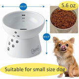Necoichi Raised Dog Food Bowl, Stress Free, Dishwasher and Microwave Safe, Lead & Cadmium Free, Made to FDA/EC&ECC European Standard