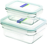 Glasslock 11339 6-Piece Rectangle Oven Safe Container Set