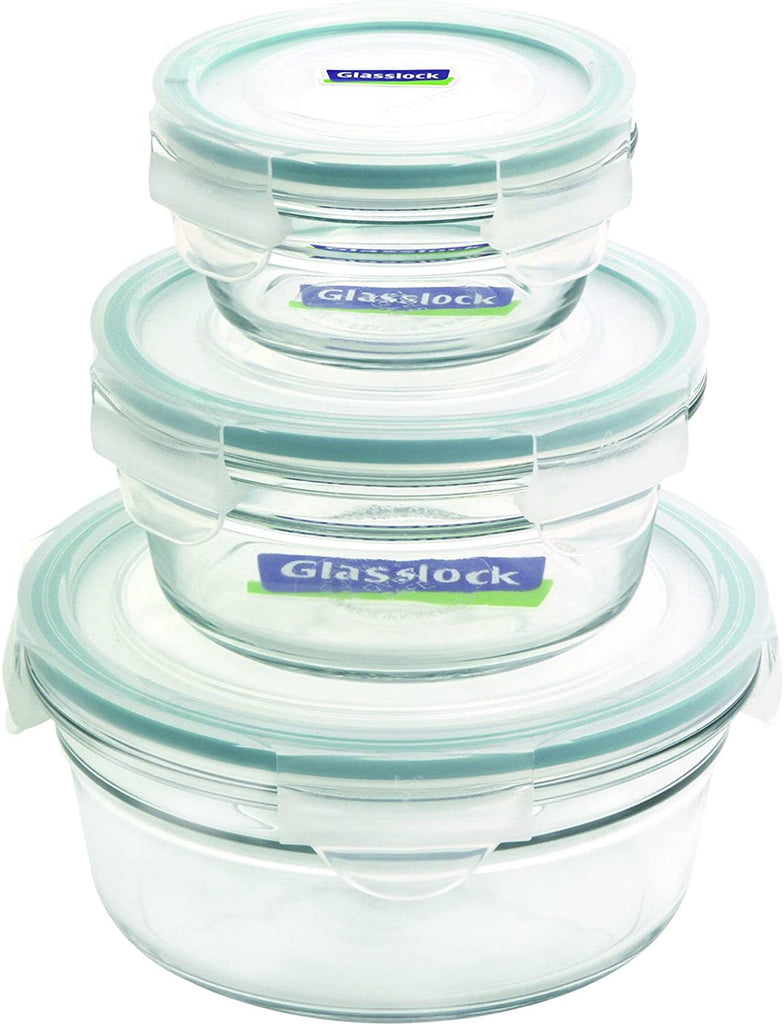 Glasslock 11339 6-Piece Rectangle Oven Safe Container Set