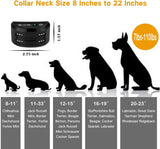 Bark Collar, Rechargeable Anti Dog Bark Collar 7 Adjustable Sensitivity Intensity Levels Harmless Bark Collars Small Medium Large Dog