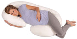 Leachco Snoogle Pregnancy/Maternity Total Body Pillow, Ivory