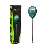 XLUX T10 Soil Moisture Sensor Meter - Soil Water Monitor, Hydrometer for Gardening, Farming, No Batteries Required