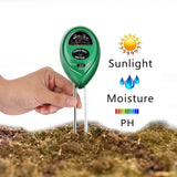 PH Soil Meter, 3-in-1 Soil Tester Kit Moisture Soil Meter with Light, PH & Acidity Meter Gardening Tools for Plant, Lawn, Farm, Indoor/Outdoors to Use, Easy Read Indicator (No Battery needed)