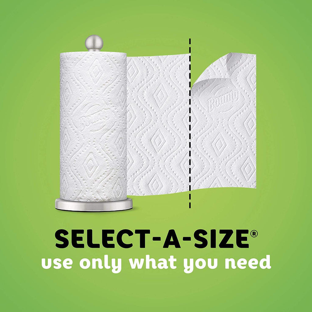 Bounty Select-A-Size Paper Towels, White, 12 Super Rolls = 22 Regular Rolls (Packaging May Vary)