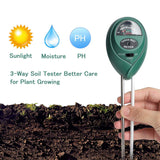 Besmon Plant Moisture Meter,3-in-1Soil Test Kit No Battery Needed,PH Meter for Soil Indoor/Outdoor Plant Care Soil Tester Ph - for Plant, Vegetables, Garden, Lawn, Farm