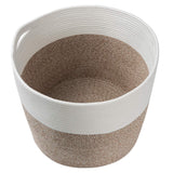 Goodpick Large Cotton Rope Basket 15.8"x15.8"x13.8"-Baby Laundry Basket Woven Blanket Basket Nursery Bin