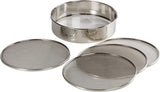 CIA 4 Mesh Sieve Interchangeable 20 cm, Stainless Steel, Silver