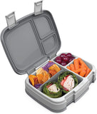 Bentgo Fresh (Blue) – New & Improved Leak-Proof, Versatile 4-Compartment Bento-Style Lunch Box – Ideal for Portion-Control and Balanced Eating On-The-Go – BPA-Free and Food-Safe Materials