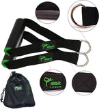 iRibit Fitness Professional Exercise Handles for Cable Machines and Resistance Bands