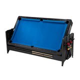 Fat Cat Pockey 7ft Black 3-in-1 Air Hockey, Billiards, and Table Tennis Table