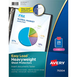Avery Diamond Clear Heavyweight Sheet Protectors, Acid Free, Pack of 25 (75304)