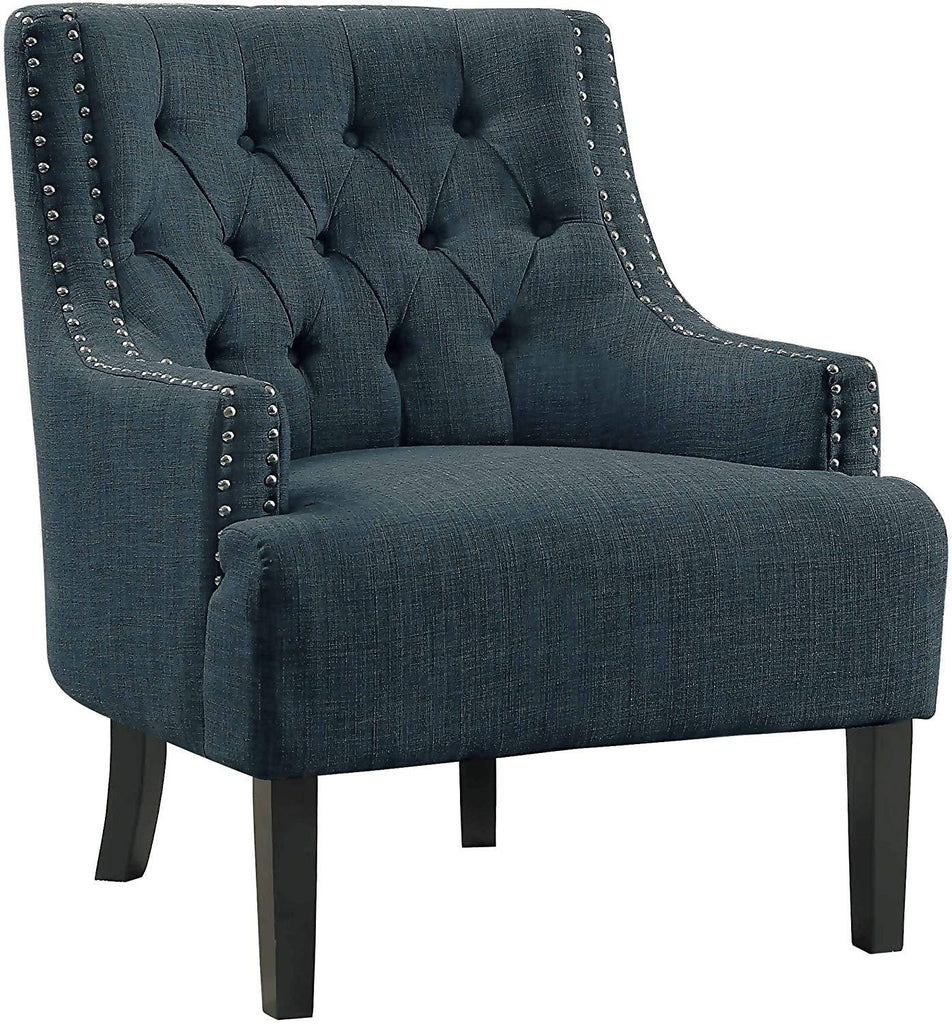 Homelegance Charisma Fabric Accent Chair, Indigo