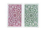 Copag Bridge Size Regular Index 1546 Playing Cards (Green Burgundy Setup)