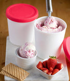 StarPack Premium Ice Cream Freezer Storage Containers - Set of 2 with Silicone Lids, for Ice Cream, Meal Prep, Soup and Food Storage