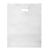 100 Extra Durable 2.5mil 12x15 Clear Merchandise bags Die Cut Handle-Semi-Glossy finish-Anti-Stretch. For Retail store plastic bags, Party favors, Handouts and more by Best Choice (Clear)