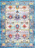 nuLOOM Blue Persian Floral Romona Rug, 2 Feet 6 Inches by 7 Feet 10 Inches