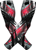 B-Driven Sports Pro-Fit Compersssion Arm Sleeves - 1-Pair, 30+ Designs, Adult/Youth Sizes, for Athletic and General Purpose Use.