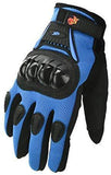 Street Bike Full Finger Motorcycle Gloves 09 (Large, black)